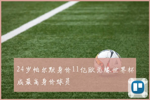 24岁帕尔默身价11亿欧无缘世界杯成最高身价球员
